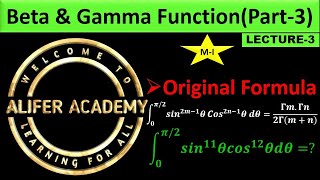 Beta and Gamma Function-(Part-3)|| Calculus-2 || Engineering Mathematics-1