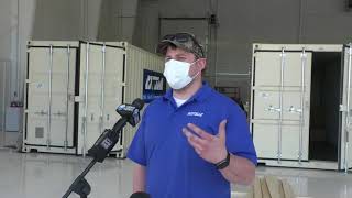 Decontamination unit in Madison County