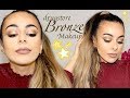 All drugstore bronze goddess glam makeup tutorial  emilie maggie