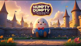 Humpty Dumpty | Fun Sing-Along Nursery Rhyme Cartoon for Kids!