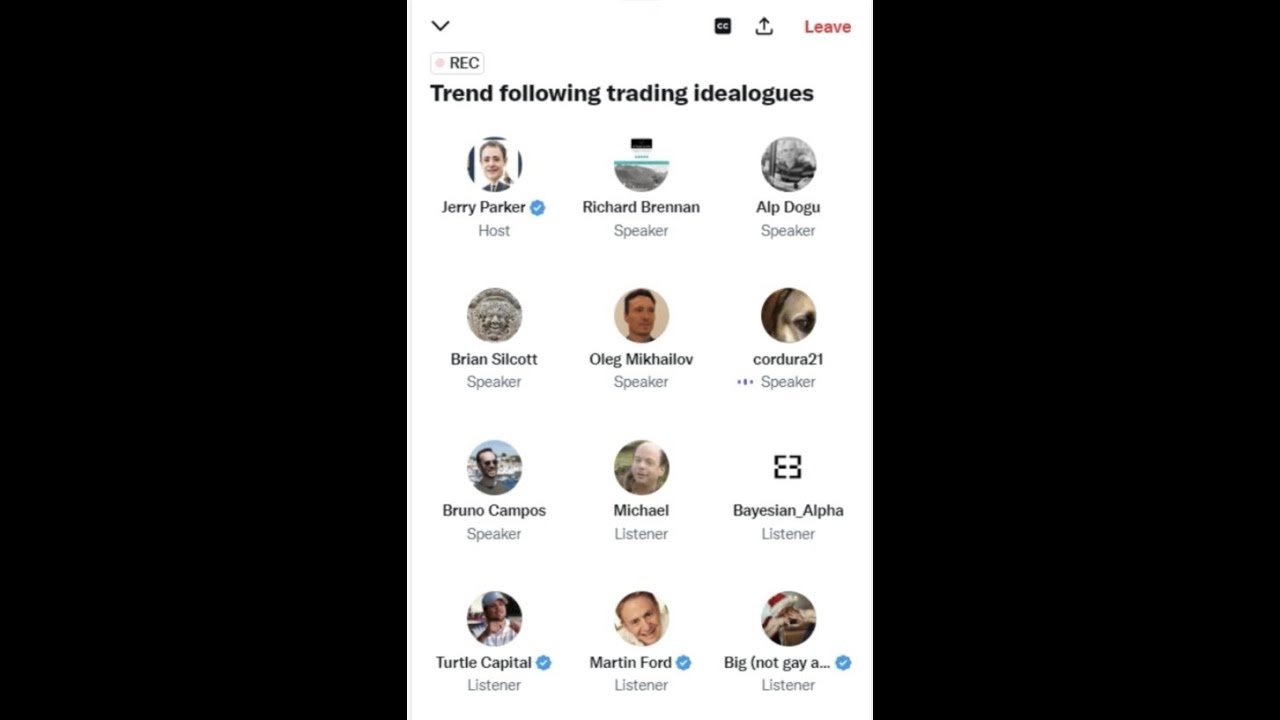 Jerry Parker's Trend Following Trading Discussion - 23rd December 2022