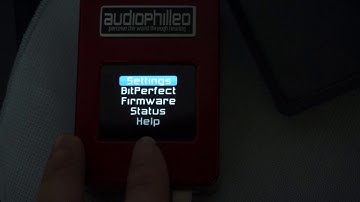 Audiophilleo 1 OLED Display and settings