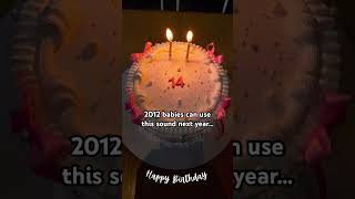 2012 Babies Are 14 Next Year shorts short trending fyp birthday 2012  nostalgia