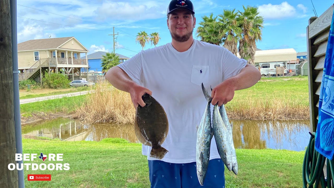 FISHING Galveston North Jetty (Spanish Mackerel) YouTube