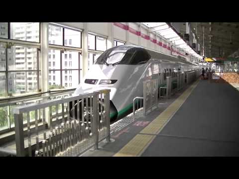 福島駅　E2系「やまびこ」E3系「つばさ」連結作業