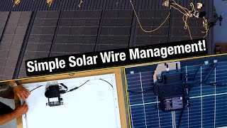 How To Optimize Solar Panel Wire Management