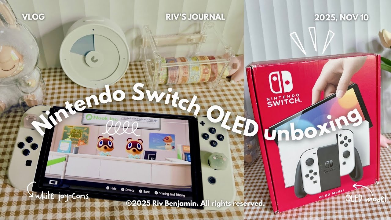 Why I Bought the Nintendo Switch Again | Nintendo Switch OLED aesthetic unboxing 💌📦 - YouTube