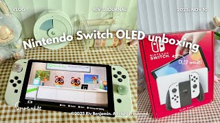 Why I Bought The Nintendo Switch Again Nintendo Switch Oled Aesthetic Unboxing
