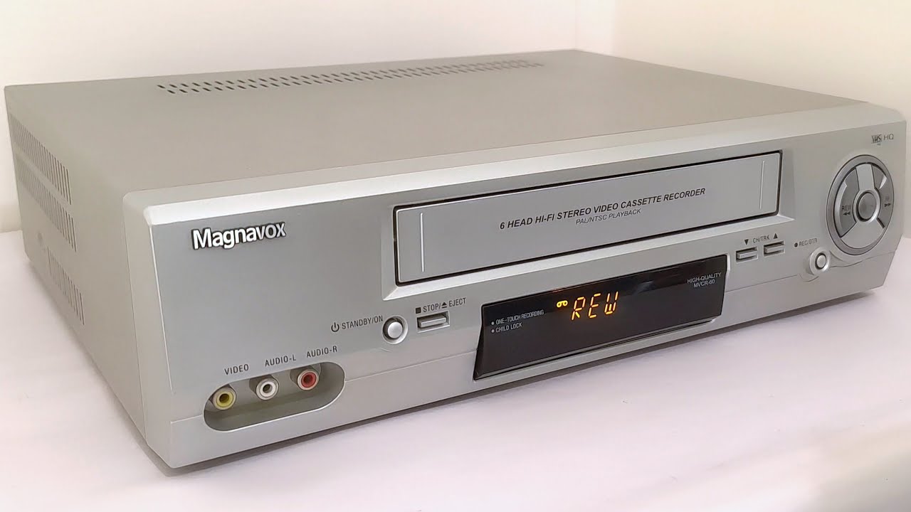 2003 Magnavox MVCR60 VCR VHS Tape Rewind YouTube