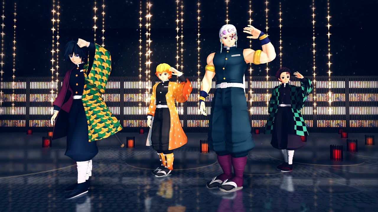 【鬼滅のMMD】☆Lalal危☆【冨岡義勇・宇随天元・竈門炭治郎・我妻善逸】