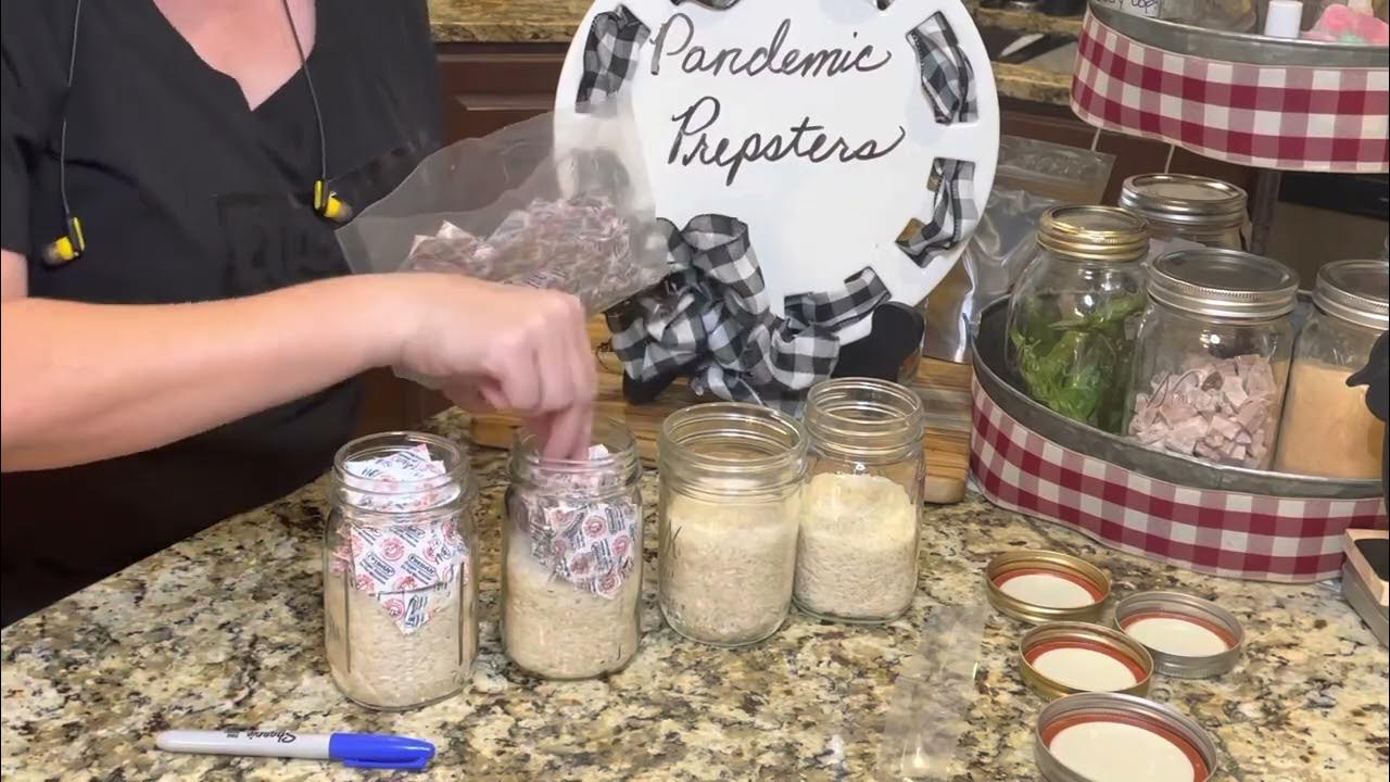 Storing Extra Oxygen Absorbers in Mason Jars YouTube