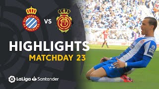 Rcd espanyol's first home win in the championship thanks to raul de
tomas header second half #espanyolrcdmallorca j23 laliga santander
2019/2020 subsc...