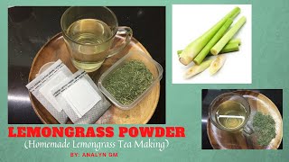 LEMONGRASS POWDER FOR JUICE, CURRY, SAUCE OR FOR DAILY TEA INTAKE - YouTube