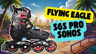 REVIEW SEPATU RODA ANAK S6S PRO SONOS FLYING EAGLE || REVIEW INLINE SKATE