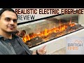 British fires new forest electric fireplace review  most realistic looking led flames  logs