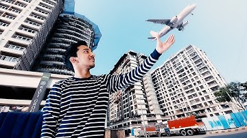 PULL AN AIR-PLANE FROM THE SKY | Magic Trick I Green Screen I  After Tutorials I Think Different