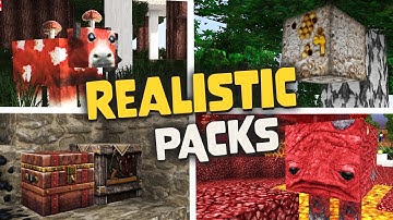 Top 9 Realistic & HD  Texture Pack for Minecraft 1.18 | Java Edition