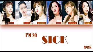 Apink i'm so sick lyrics romanization