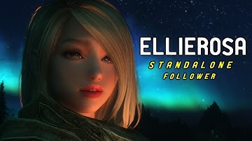 Skyrim Mod Shopwindow: Ellierosa Standalone Follower