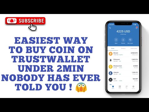 Easiest way to buy coin on Trustwallet under 2min nobody has ever told you ! ?