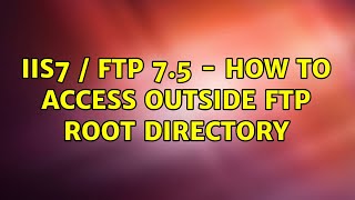 Access outside ftp root directory ...