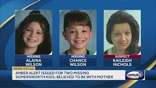 Amber alert issued for two missing children from Somersworth