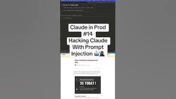 Claude in Prod #14: Hacking Claude With Prompt Injection