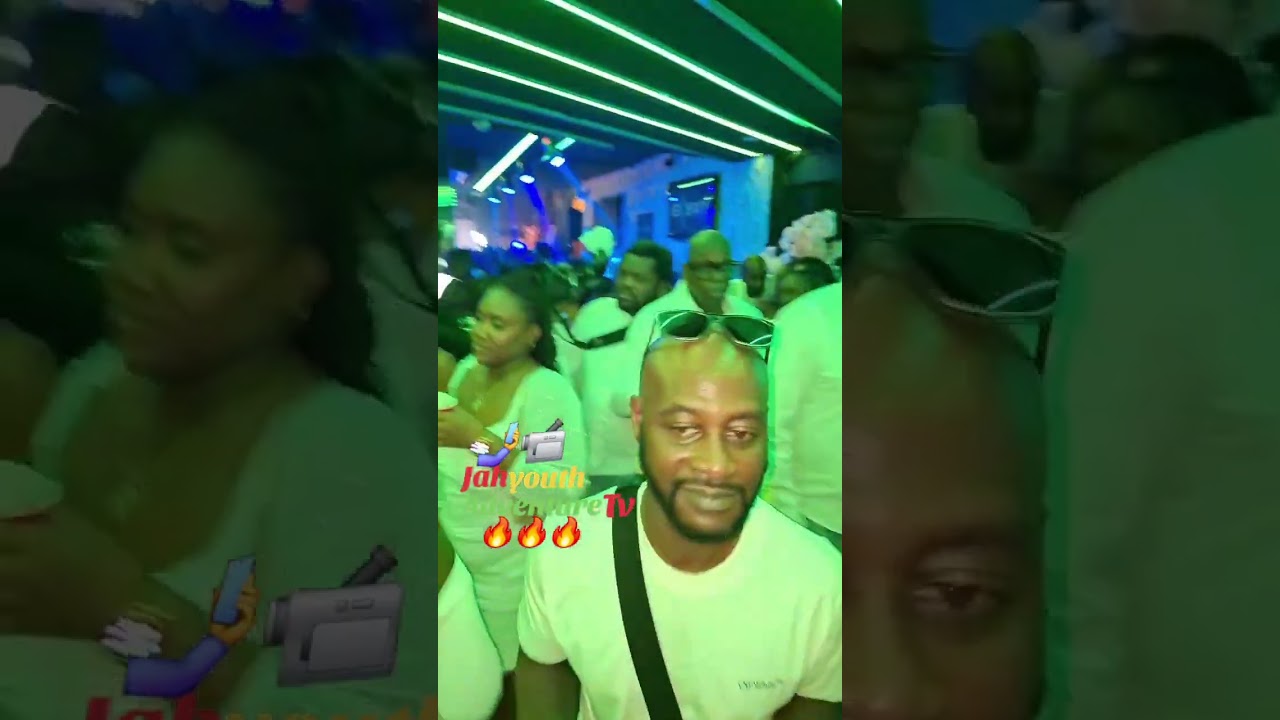 All White birthday party Darren biggz.