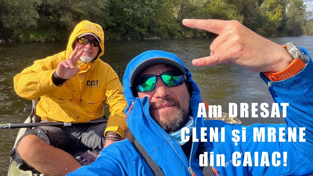 PESCUIT din CAIAC? Un FLEAC, am ciuruit CLENII și MRENELE!