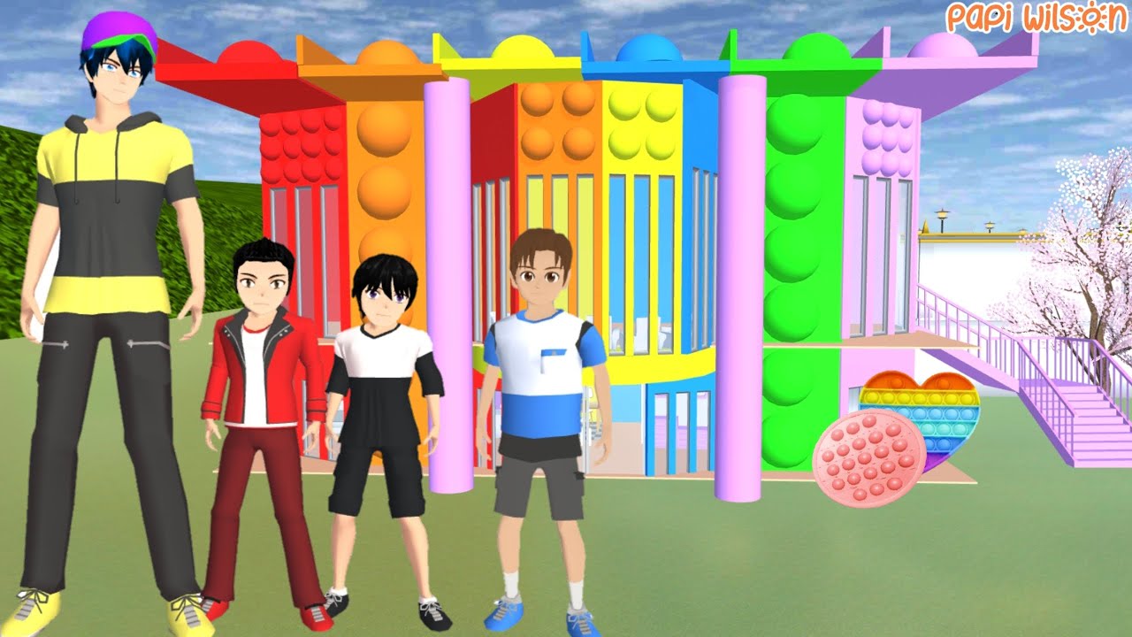 Yuta, Takagi Dan Teman Pergi Ke Istana Pop It Super Qren🤣😱🏰 | Sakura School Simulator | Papi Wilson
