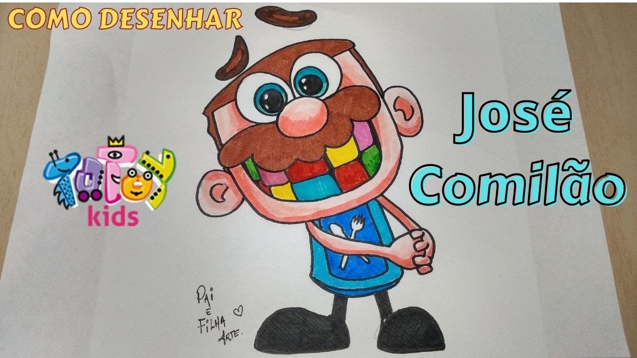 Como desenhar e pintar José Comilão TotoyKids 