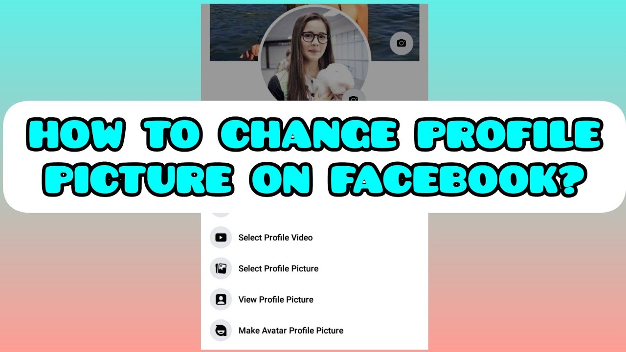 How To Change Profile Picture On Facebook How To Tutorials YouTube