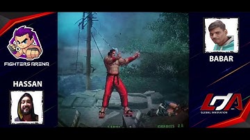 Karachi , Pakistan 2019 KOF 2002 Practice Session: Babar vs Hassan