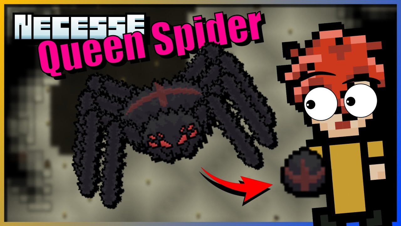 Queen Spider BOSS Fight | Necesse Let's Play Ep 5