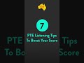 7 PTE Listening Tips to Boost your Score - PSA Study #shorts #pte #ptetips #ptelistening
