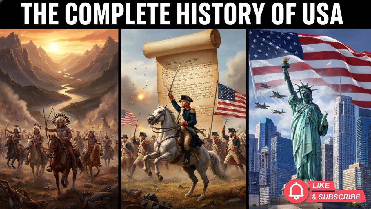 The Complete History of the United States | From Ancient America to Global Superpower