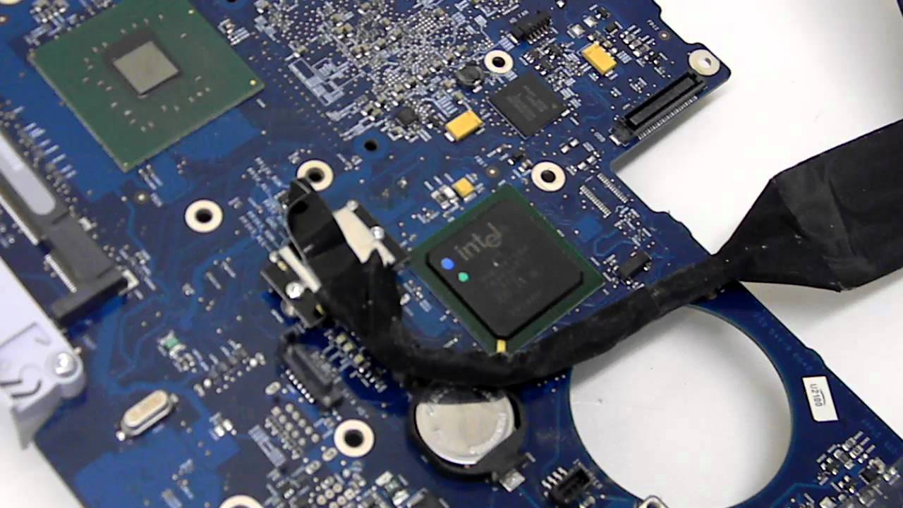 Apple iMac G5 ALS repair of a logic board in a system that has power