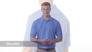 Port Authority® Heavyweight Cotton Pique Polo K420 screenshot 3