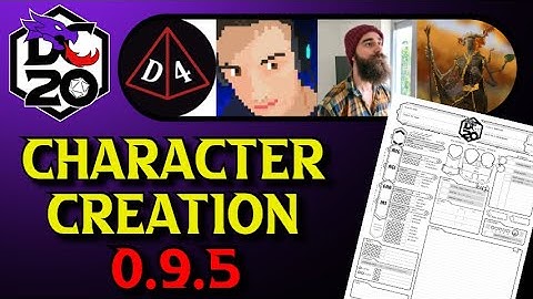 DC20 0.9.5 Character Creation Walkthrough