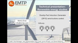 Doubly-Fed Induction Generator (DFIG) wind-turbine control