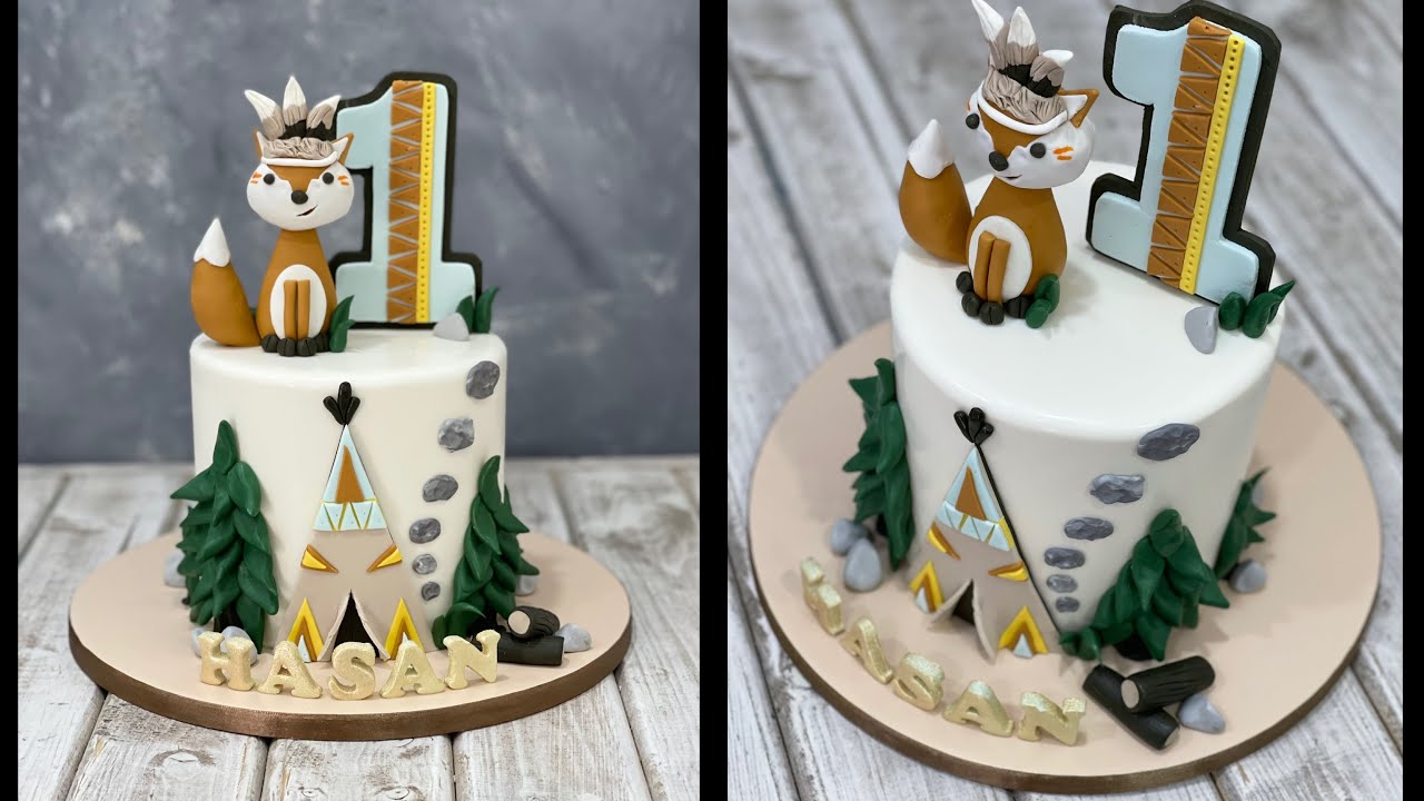 Cute Fox Cake