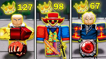 Getting The FASTEST KILL STREAK With Every Character in The Strongest Battlegrounds..