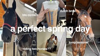 a perfect spring day!! *as an equestrian*