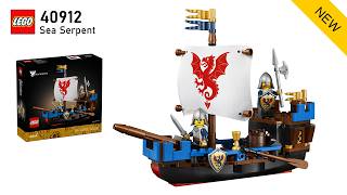 LEGO Ideas 40912 Sea Serpent (2026) - unbox and speed building