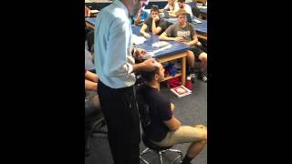 Cervical Rotation AROM with Goniometer