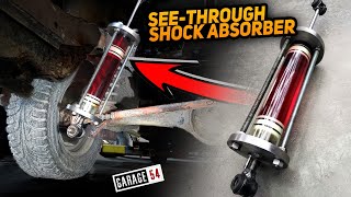 We make a transparent gascharged shock absorber for a Lada