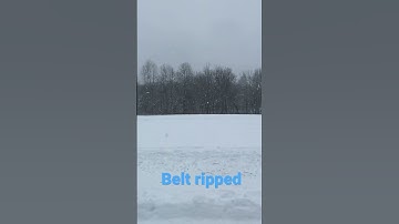 This is what it sounds like when you rip a belt on your snowmobile #snow #shorts