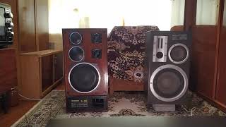 картинка: 🥊🎼Битва Колонок Амфитон -25 АС-027-4ОМ Против►🎼 S90-4ОМ🥊Судья Усилитель► Hi-End Kenwood KA-8150🥋🎼