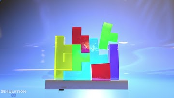 TETRIS RTX-on | Satisfying Tetris Soft Body Animation V2
