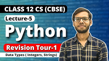 Revision Tour 1 | Chapter 1 Class 12 Python lec 5 | Class 12 Computer Science 2023-24 | Vishal Kumar